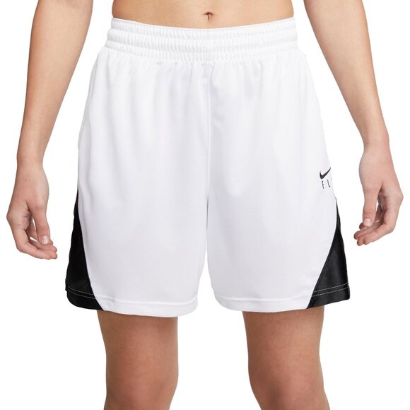 Nike Women's Dri-Fit‎ Isofly Basketball Short in White, Large - Picture 1 of 1